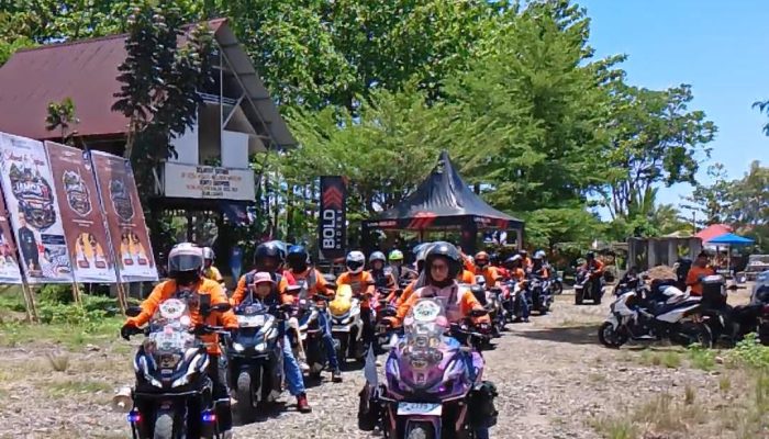 Ratusan Bikers Padati Kota Palopo, Jamda Honda ADV Jadi Ajang Promosi Wisata Luwu