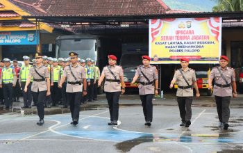 Mutasi di Polres Palopo, Jabatan Tiga Kasat Berganti