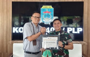andim Letkol Inf Windra Sukma Prihantoro Terima Penghargaan Kepatuhan Pajak SPT 2025