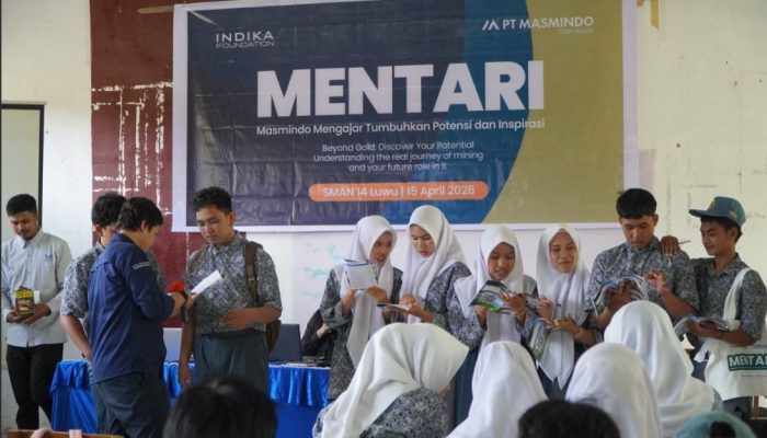 Sinergi PT MDA dan Indika Foundation, Program MENTARI Sukses Edukasi Pelajar Luwu