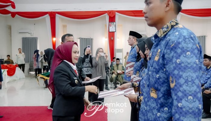 Terima SK Seratus Persen, Ratusan CPNS Palopo Resmi Dilantik di Aula Ratona