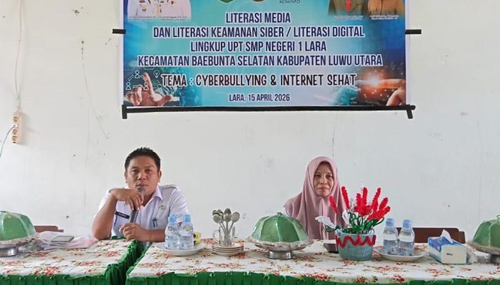 Diskominfo-SP Luwu Utara Gelar Literasi Digital, Ajak Pelajar Bijak Berinternet