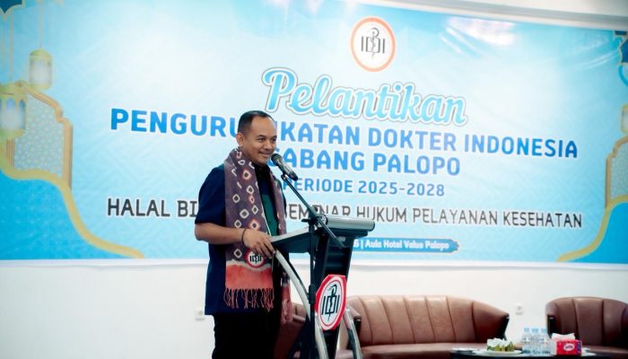 Sah! Abdul Syukur Kuddus Pimpin IDI Cabang Palopo Periode 2025-2028