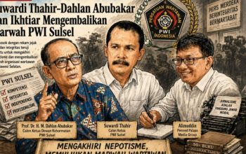 Duet Maut Tokoh Pers: Suwardi Tahir-Dahlan Abubakar Siap “Bersihkan” PWI Sulsel