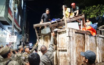 Kembalikan Fungsi Jalan, Penertiban Pasar Kubis Makassar Berlangsung Tanpa Ricuh