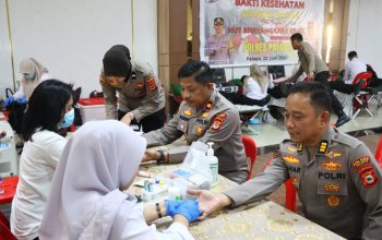 Polres Palopo Gelar Donor Darah Sambut HUT Bhayangkara ke-80 Bersama PMI Polres Palopo Gelar Donor Darah Sambut HUT Bhayangkara ke-80 Bersama PMI