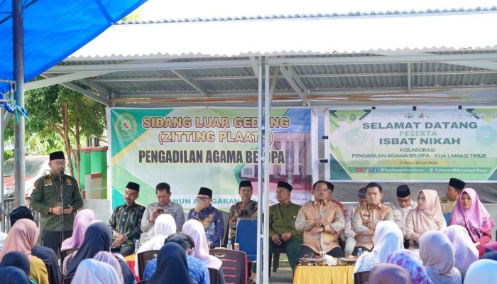 Dekatkan Akses Hukum ke Masyarakat, Bupati Luwu Hadiri Sidang Isbat Nikah di Lamasi Timur
