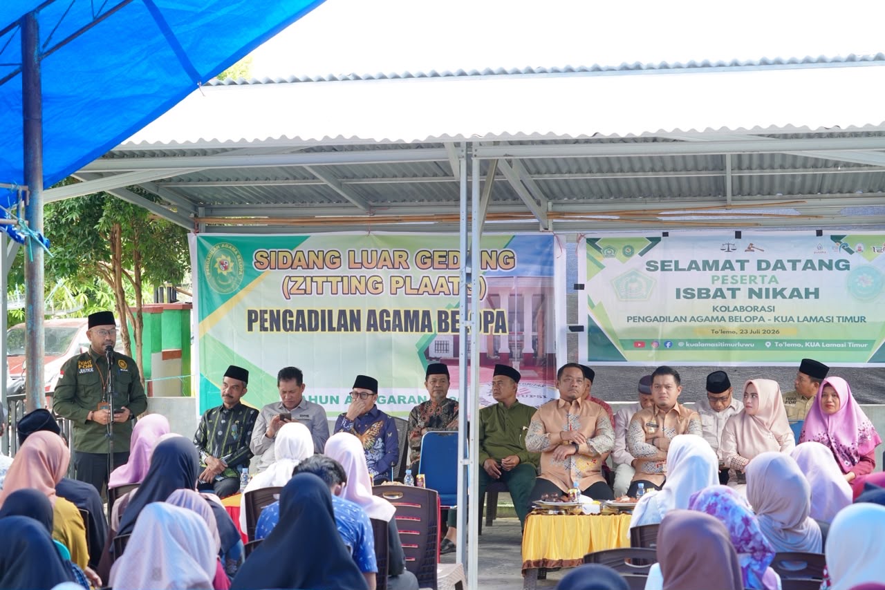 Dekatkan Akses Hukum ke Masyarakat, Bupati Luwu Hadiri Sidang Isbat Nikah di Lamasi Timur