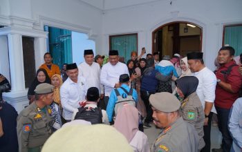 Bupati Patahudding Pimpin Langsung Penyambutan Ratusan Tamu Allah di Luwu