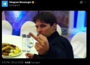 CEO Telegram Dicap Teroris oleh Rusia, Balas dengan Upload Foto Pose Jari Tengah