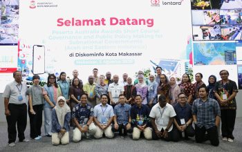Kominfo Makassar Kenalkan Lontara+ dan MARVEC kepada Peserta Australia Awards