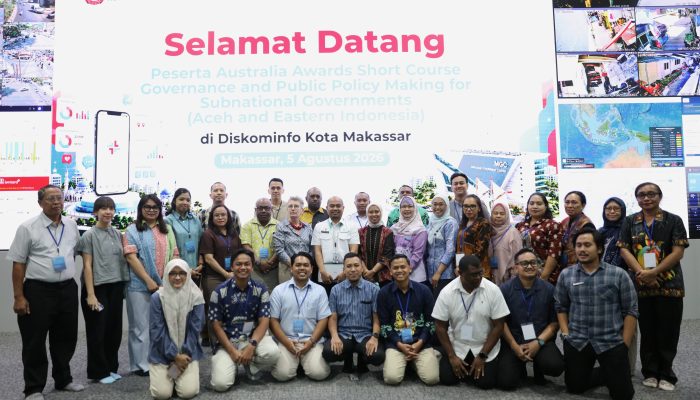 Kominfo Makassar Kenalkan Lontara+ dan MARVEC kepada Peserta Australia Awards