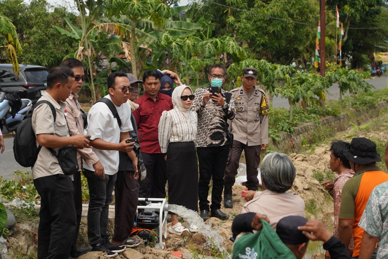 Wali Kota Palopo Tinjau Pemanfaatan Pompa Air untuk Sawah Terdampak Kekeringan
