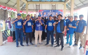 HUT Ke-25 Partai Demokrat, DPC Luwu Utara Bagikan 150 Paket Sembako