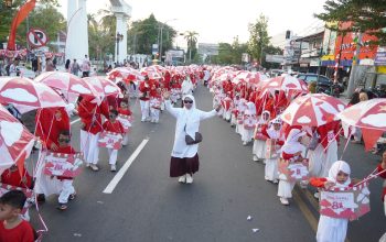Ratusan Anak Meriahkan Karnaval TK Se-Kota Palopo