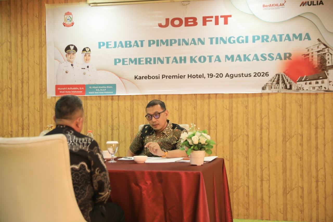 Pemkot Makassar Gelar Job Fit terhadap 40 Pejabat Eselon II