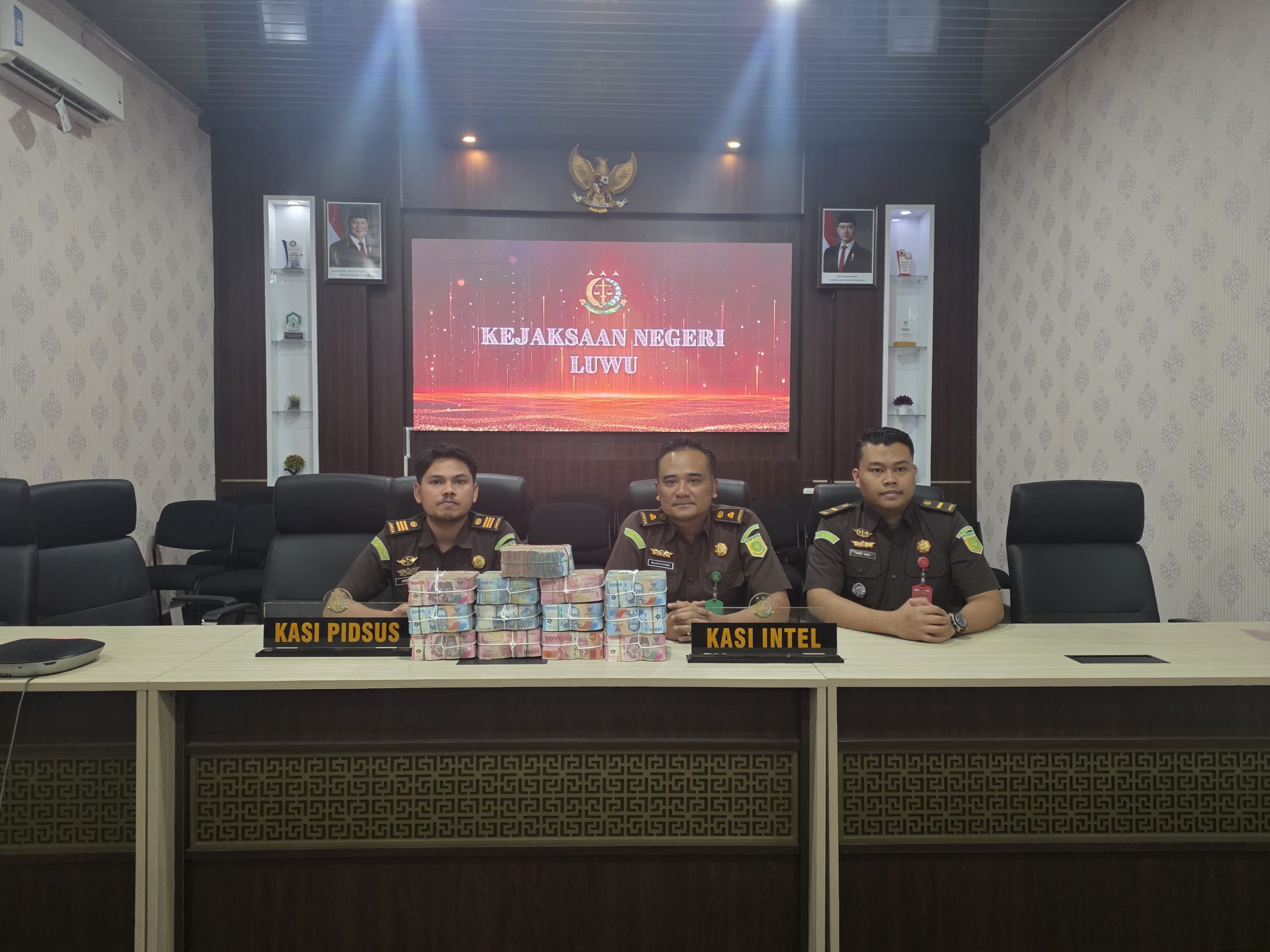 Kejari Luwu Pulihkan Kerugian Negara Sebesar Rp1,44 Miliar