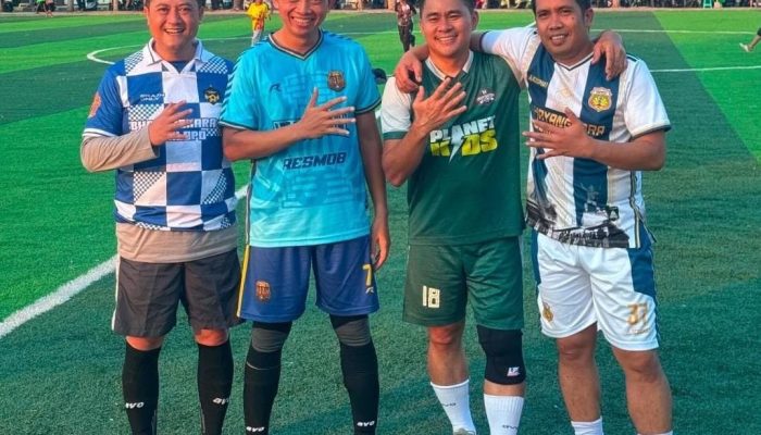 TNI-Polri Luwu Raya Pererat Sinergitas Lewat Friendly Match Sepak Bola