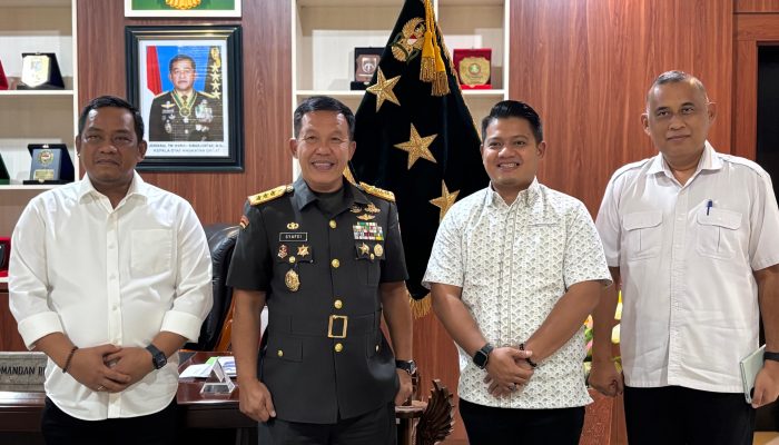 Bupati dan Wakil Bupati Luwu Temui Pusterad Bahas Infrastruktur Dasar