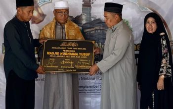 Masjid Nurnaimah Yusuf Diresmikan, Warga Harap Jadi Pusat Pendidikan Keagamaan Masjid Nurnaimah Yusuf Diresmikan, Warga Harap Jadi Pusat Pendidikan Keagamaan
