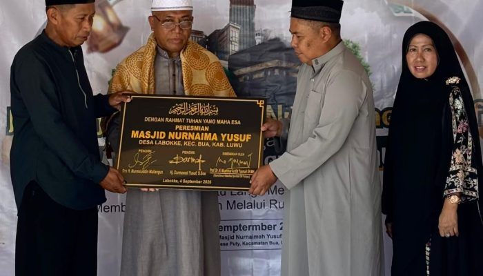 Masjid Nurnaimah Yusuf Diresmikan, Warga Harap Jadi Pusat Pendidikan Keagamaan