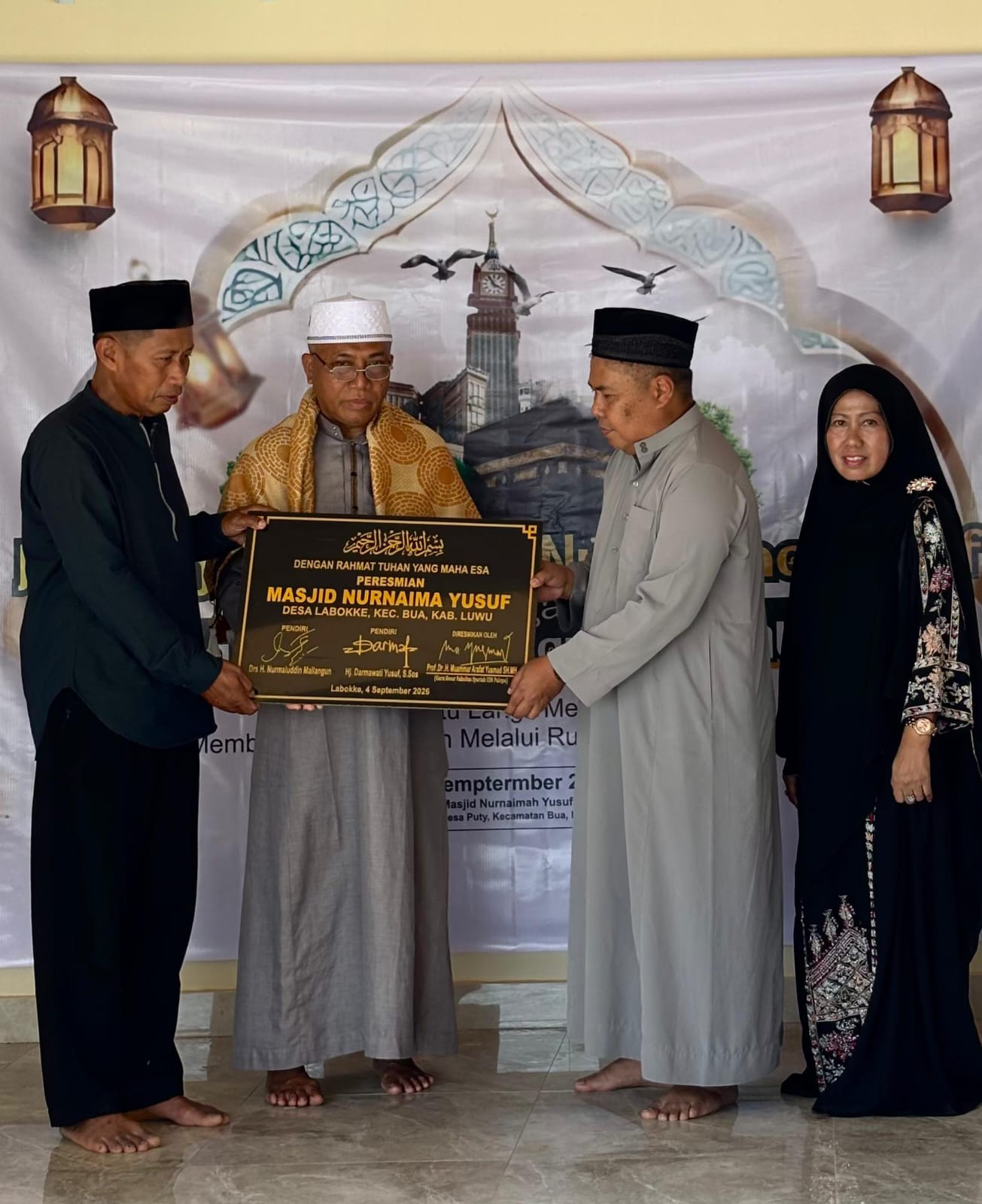 Masjid Nurnaimah Yusuf Diresmikan, Warga Harap Jadi Pusat Pendidikan Keagamaan
