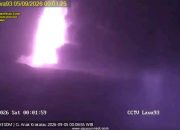 Erupsi Anak Krakatau Picu Hujan Abu di Banten, Status Tetap Siaga