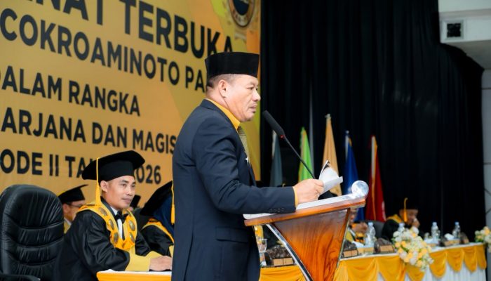 Taufik Gurrahman Hadiri Wisuda 807 Lulusan UNCP