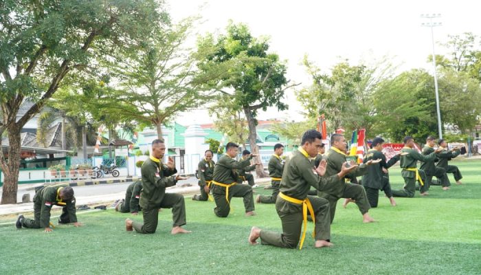 Kodim 1403/Palopo Gelar Latihan Pencak Silat Militer untuk Asah Kemampuan Prajurit