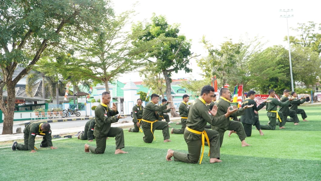 Kodim 1403/Palopo Gelar Latihan Pencak Silat Militer untuk Asah Kemampuan Prajurit