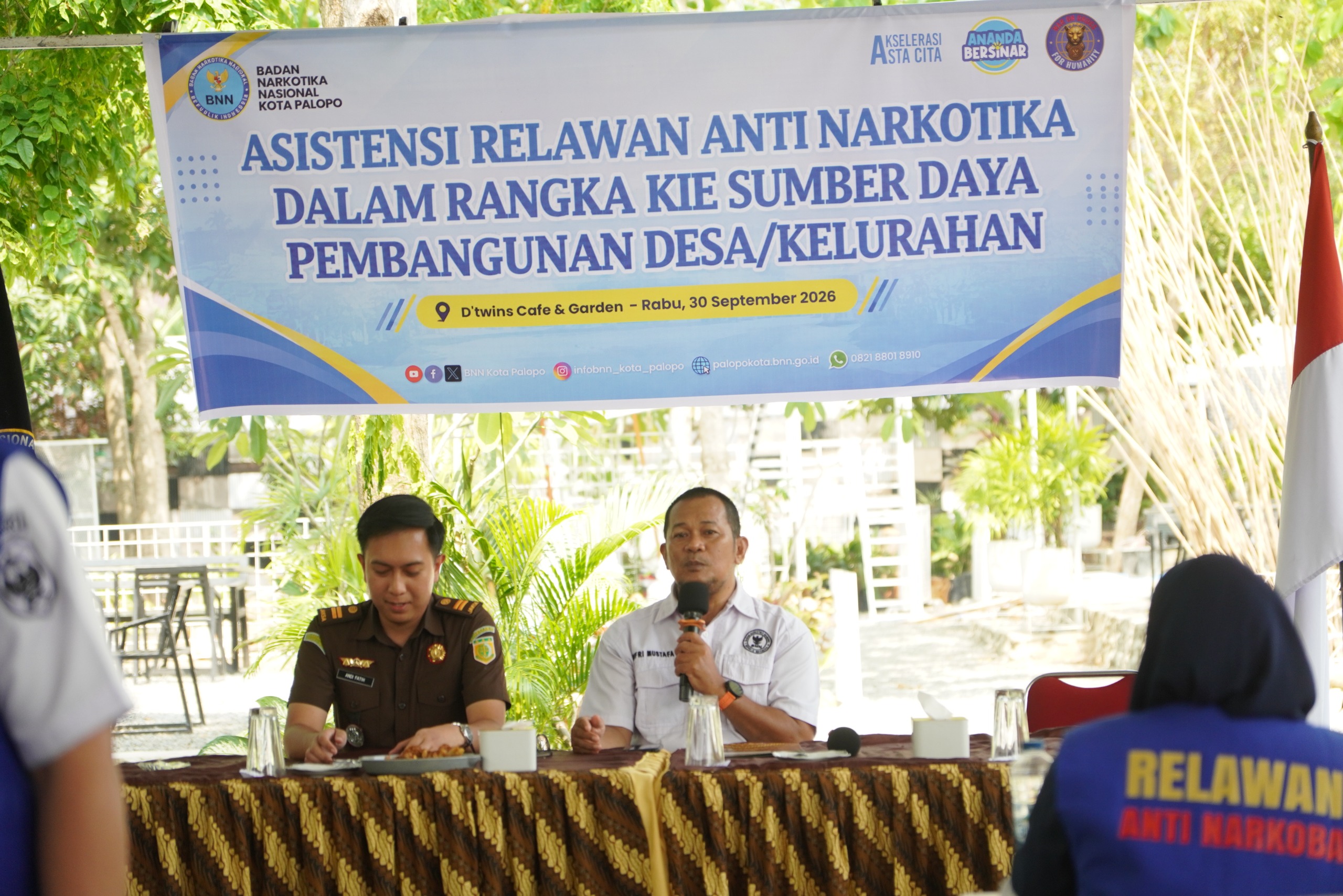 Perkuat Kelurahan Bersinar, 50 Relawan Pattenne Dibekali Strategi Edukasi Anti Narkoba
