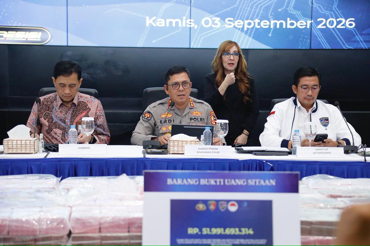 Jaringan Judol Omzet Rp7,5 Miliar Sebulan Dibongkar, Enam Tersangka Ditangkap