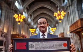 Terima Penghargaan di London, Anies Baswedan Ingin Perkuat Kerja Sama Antar Kota