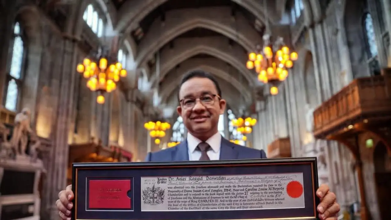 Terima Penghargaan di London, Anies Baswedan Ingin Perkuat Kerja Sama Antar Kota