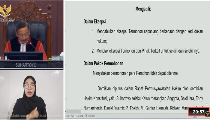 Pemohon Tak Punya Kedudukan Hukum, Gugatan Pendidikan Gibran Tak Diterima