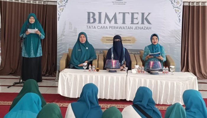 Perkuat Kepedulian Sosial, TP PKK Makassar Latih Kader Memandikan dan Mengkafani Jenazah