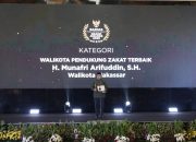 Wali Kota Makassar Terima Penghargaan dari BAZNAS RI, Perkuat Gerakan Zakat dan Kepedulian Sosial