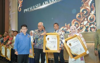 Bupati Luwu Sabet Penghargaan Bergengsi pada PWI Sulsel Awards 2026