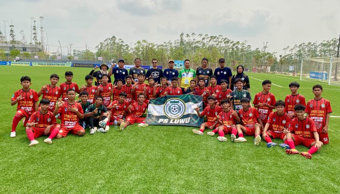 Persiapan Hanya Empat Bulan, PS Luwu Belopa U-15 Sabet Juara Tiga Nasional