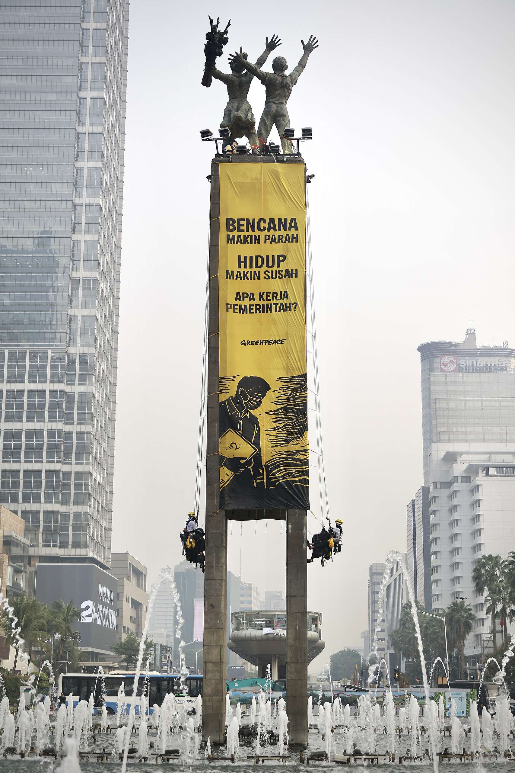 Dua Tahun Pemerintahan Prabowo-Gibran, Greenpeace Pertanyakan Penanganan Bencana Iklim